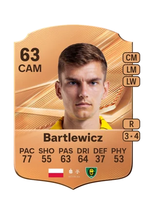 Bartlewicz - 63 - Rare EA FC 27 card
