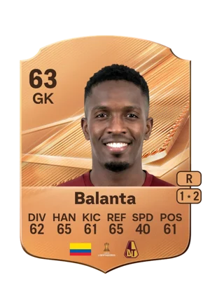 Balanta - 63 - Rare EA FC 27 card