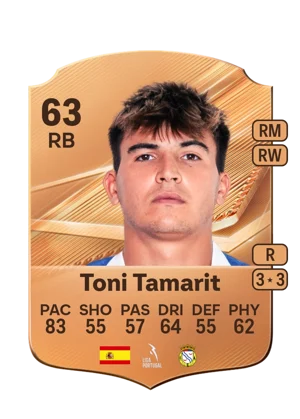 Toni Tamarit - 63 - Rare EA FC 27 card