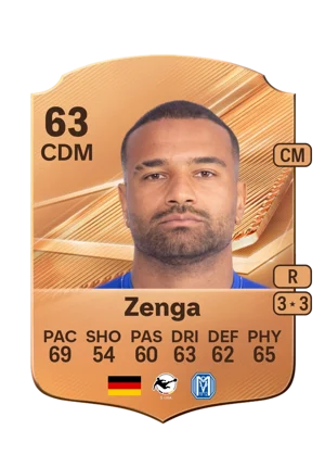 Zenga - 63 - Rare EA FC 27 card
