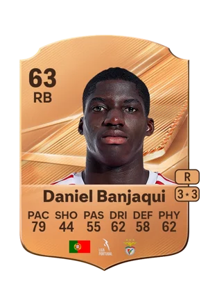 Daniel Banjaqui - 63 - Rare EA FC 27 card