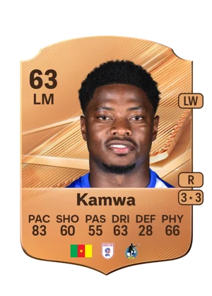 Kamwa - 63 - Rare EA FC 27 card
