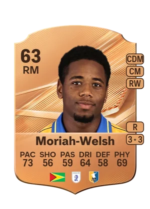 Moriah-Welsh - 63 - Rare EA FC 27 card
