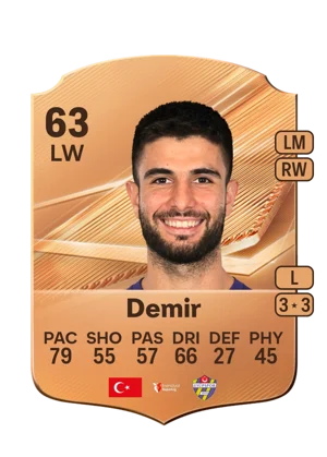 Demir - 63 - Rare EA FC 27 card