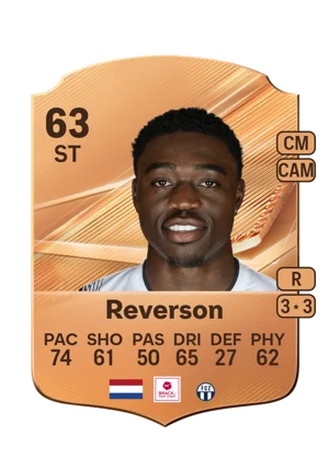 Reverson - 63 - Rare EA FC 27 card