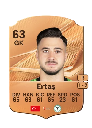 Ertaş - 63 - Rare EA FC 27 card