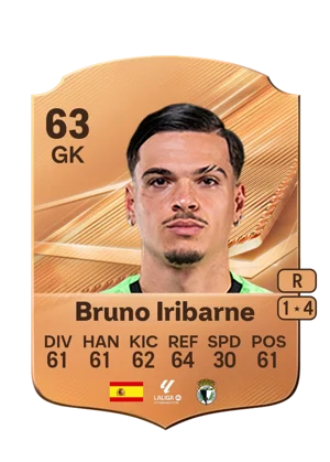 Bruno Iribarne - 63 - Rare EA FC 27 card