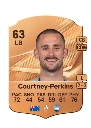 Courtney-Perkins - 63 - Rare EA FC 27 card