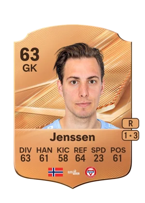 Jenssen - 63 - Rare EA FC 27 card