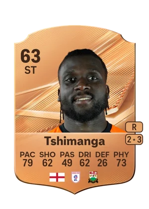 Tshimanga - 63 - Rare EA FC 27 card