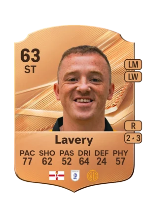 Lavery - 63 - Rare EA FC 27 card