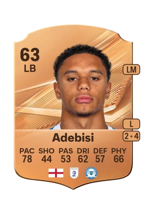 Adebisi - 63 - Rare EA FC 27 card