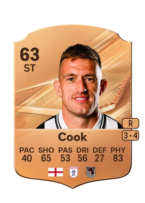 Cook - 63 - Rare EA FC 27 card