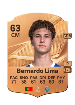 Bernardo Lima - 63 - Rare EA FC 27 card