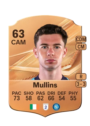 Mullins - 63 - Rare EA FC 27 card