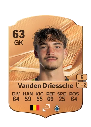 Vanden Driessche - 63 - Rare EA FC 27 card