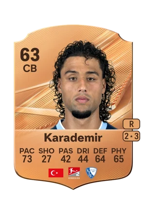Karademir - 63 - Rare EA FC 27 card