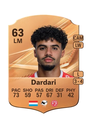 Dardari - 63 - Rare EA FC 27 card
