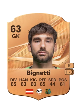 Bignetti - 63 - Rare EA FC 27 card