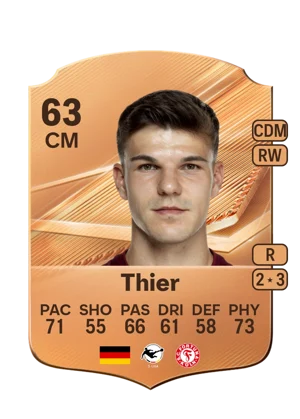 Thier - 63 - Rare EA FC 27 card
