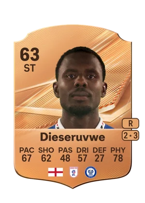 Dieseruvwe - 63 - Rare EA FC 27 card