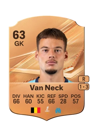 Van Neck - 63 - Rare EA FC 27 card