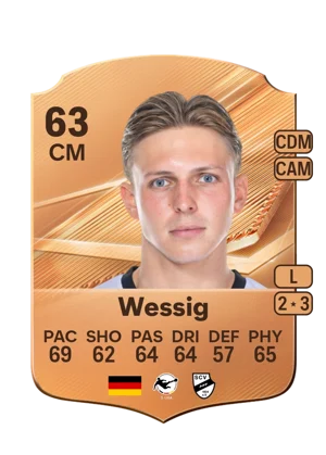 Wessig - 63 - Rare EA FC 27 card