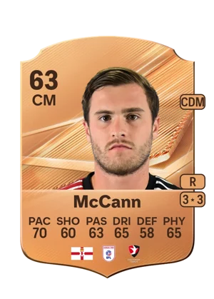 McCann - 63 - Rare EA FC 27 card