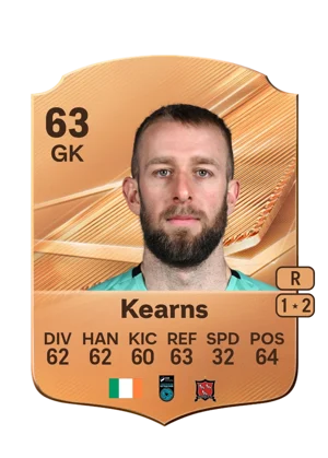 Kearns - 63 - Rare EA FC 27 card