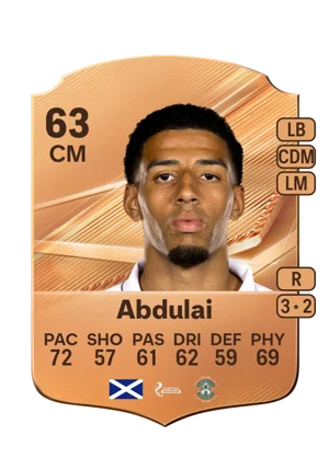 Abdulai - 63 - Rare EA FC 27 card