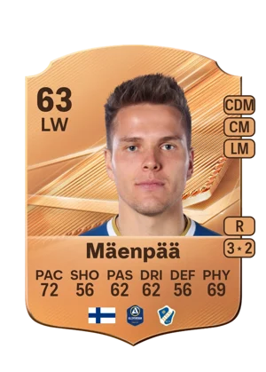 Mäenpää - 63 - Rare EA FC 27 card