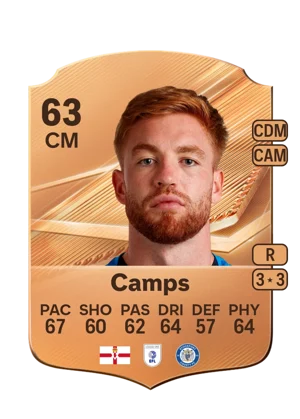 Camps - 63 - Rare EA FC 27 card
