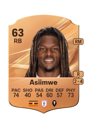 Asiimwe - 63 - Rare EA FC 27 card