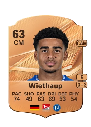 Wiethaup - 63 - Rare EA FC 27 card