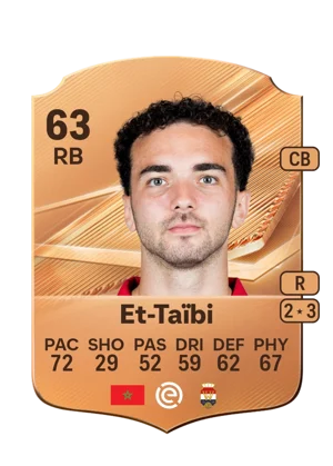 Et-Taïbi - 63 - Rare EA FC 27 card