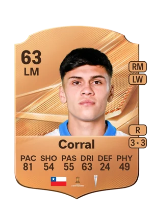 Corral - 63 - Rare EA FC 27 card