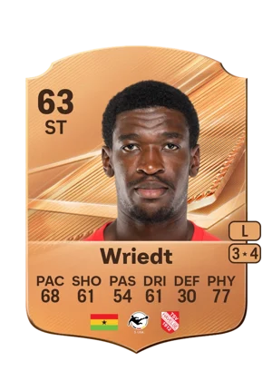 Wriedt - 63 - Rare EA FC 27 card