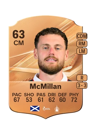 McMillan - 63 - Rare EA FC 27 card