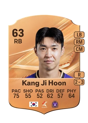 Kang Ji Hoon - 63 - Rare EA FC 27 card