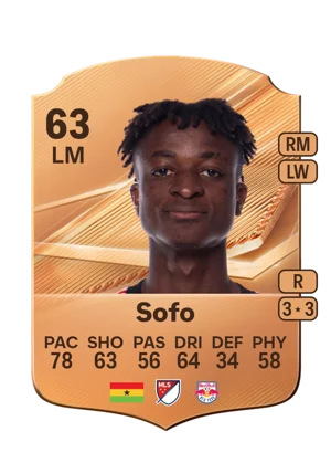 Sofo - 63 - Rare EA FC 27 card