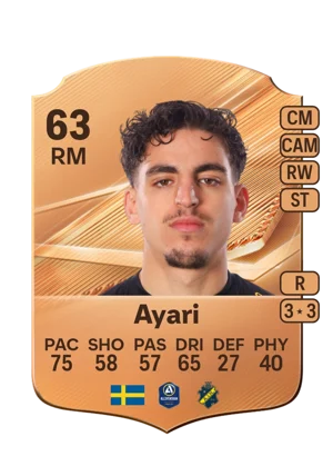 Ayari - 63 - Rare EA FC 27 card