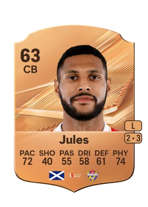 Jules - 63 - Rare EA FC 27 card