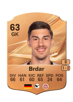Brdar - 63 - Rare EA FC 27 card