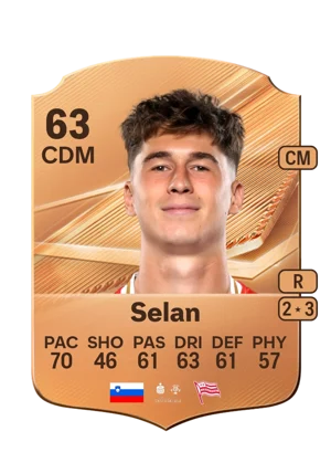 Selan - 63 - Rare EA FC 27 card