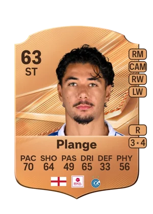 Plange - 63 - Rare EA FC 27 card