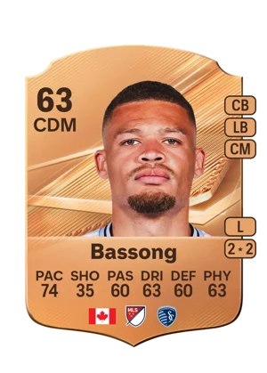 Bassong - 63 - Rare EA FC 27 card