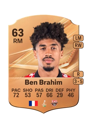 Ben Brahim - 63 - Rare EA FC 27 card