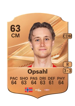 Opsahl - 63 - Rare EA FC 27 card