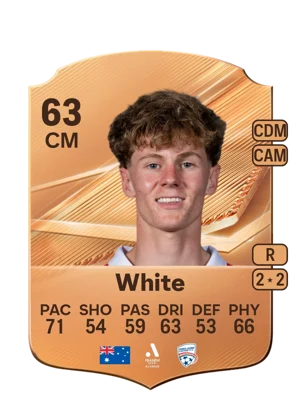 White - 63 - Rare EA FC 27 card