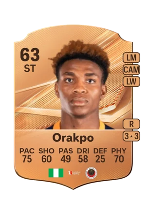 Orakpo - 63 - Rare EA FC 27 card
